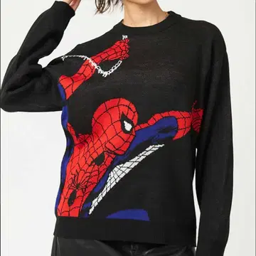 그라니프 스파이더맨 니트 S