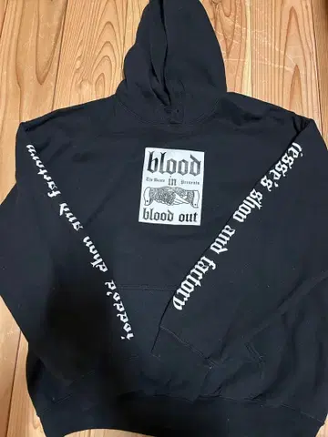 The BONEZ blood in blood out 후드티 XL