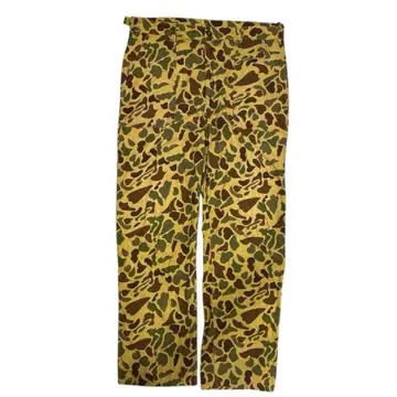 70s~80s 빈티지 덕 헌터 카모 팬츠 베이커형