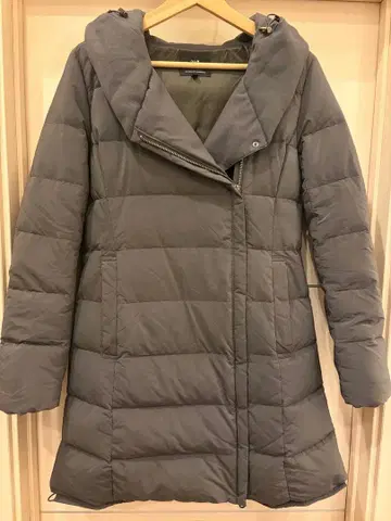 새상품급 * 23구 후드 다운 코트 40 사이즈 (L) 그레이