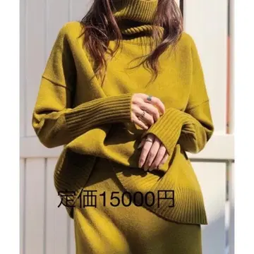 미사용 새상품 택 포함! 바너 바레토 터틀넥 니트탑