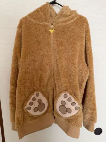 더피 디자인 후드 부착 후드티 디즈니