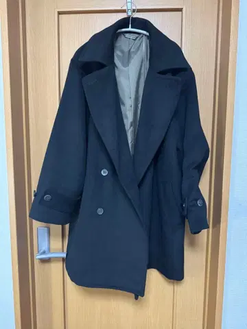 ADRER 블랙 P 코트 XS