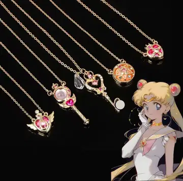 새상품 미사용, 세일러문 목걸이 세트 5점