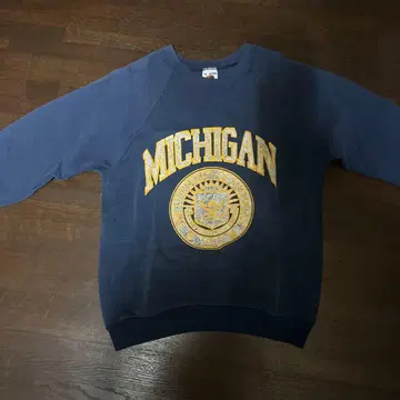 FRUIT OF THE LOOM MICHIGAN 맨투맨 M 네이비