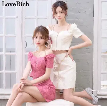 LoveRich 셋업 미니 드레스