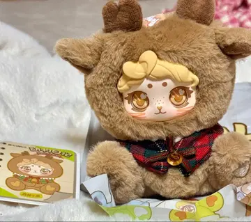 ANIMALDIARY 숲속 사슴 봉제 인형 스트랩 탑토이 INGS