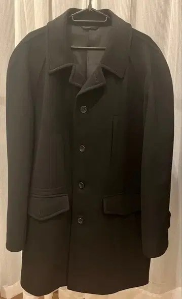 캐시미어 Cashmere 블랙 코트