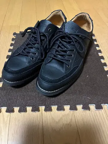 PATRICK COX 블랙 레이스업 슈즈 24.5 EEE