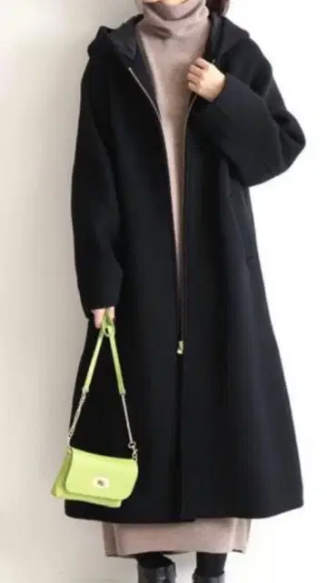 슬로브 이에나 해밀턴 후디 롱 코트