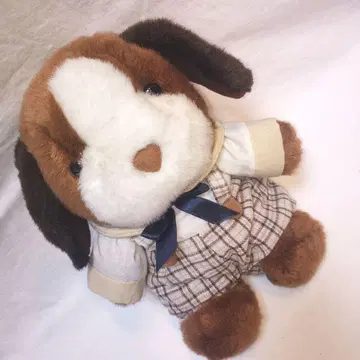 [ 쇼와 레트로 ] 강아지 봉제 인형 24cm