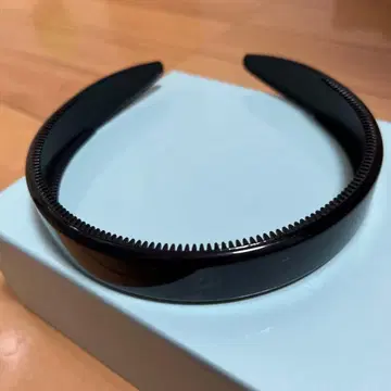 심플 블랙 헤어밴드