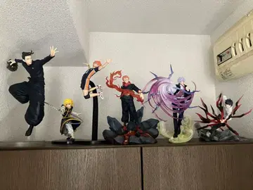 애니메이션 피규어 세트 점프 포즈