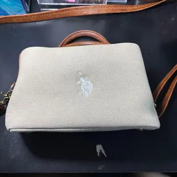 폴로 랄프 로렌 숄더백 베이지