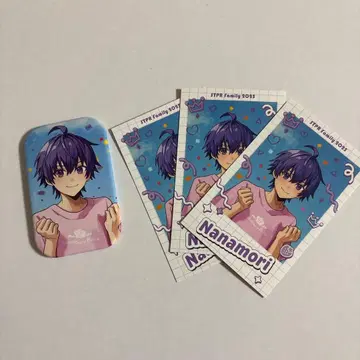나나모리.STPR Family 랜덤 포토 카드 스퀘어 캔뱃지