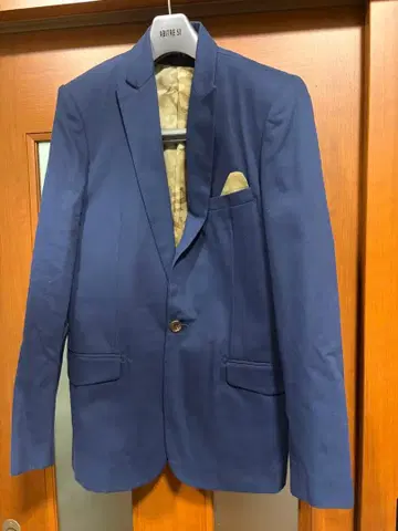 AKM 에이케이엠 네이비 싱글 버튼 캐주얼 수트 자켓