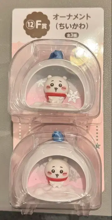 에니마이 복권 치이카와 F상 눈사람 오너먼트 (치이카와) 2세트