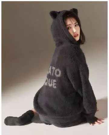 gelato pique 크로네코 BIG 후드티 할로윈 검은 고양이