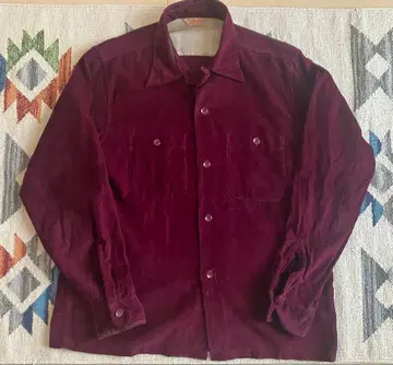 1950s 'Pilgrim' 코듀로이 셔츠