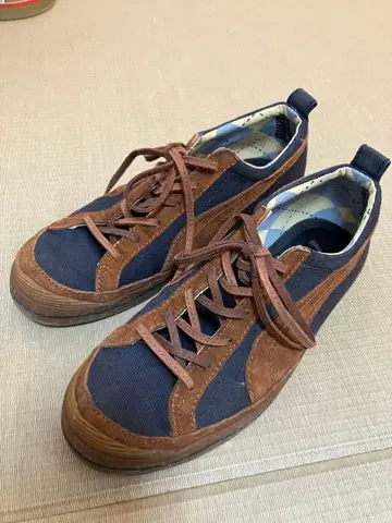 푸마 스니커즈 네이비/브라운 가죽