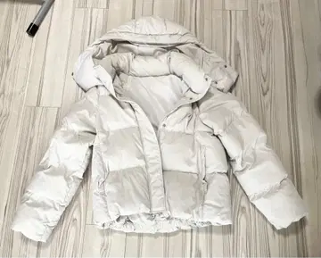 GU 히트 패디드 블루종 화이트 M 사이즈