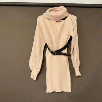 delyle noir 원숄 니트 타이트 원피스