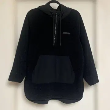 언더아머 블랙 플리스 후드티 LG 사이즈