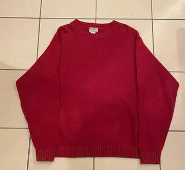 최종 가격 인하 80s L.L.Bean 빈티지 코튼 니트
