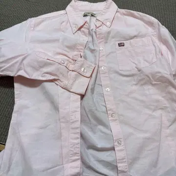랄프 로렌 핑크 버튼 다운 셔츠 L