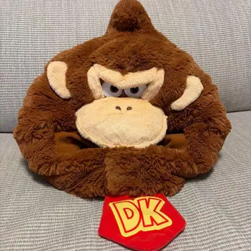 돈키콩 봉제 인형 모자 DK