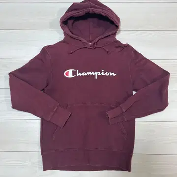 Champion 버건디 후드티 M 사이즈