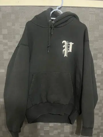 팻랭크 후드티 자수 로고