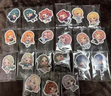 학원 아이돌 마스터 젤리 & 스티커 21종류