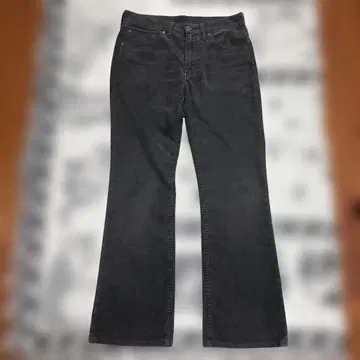 00s LEVI'S 517 블랙 가는 코듀로이