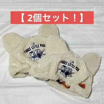 디즈니 모자 세 마리 아기 돼지 팬캡 세트 보아