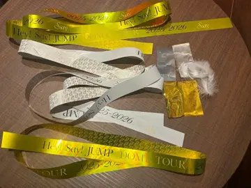 Hey! Say! JUMP 은색 테이프 S say 풀 2개&반 + 낙하물