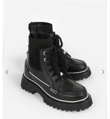 VEGA x LASUD 리얼 가죽 하이컷 부츠