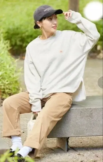 KELTY 맨투맨 티셔츠 그레이 보아 안감