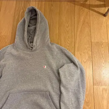 [ CHAMPION ] 속기모 후드 맨투맨 사이즈 L 그레이