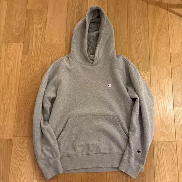 [ CHAMPION ] 속기모 후드 맨투맨 사이즈 L 그레이
