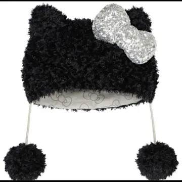 키티 팬캡 유니버셜 usj 블랙