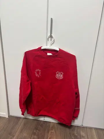 WISHFOREVER 레드 맨투맨 드로코드