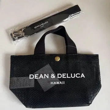DEAN&DELUCA 메쉬 토트백 블랙 XS