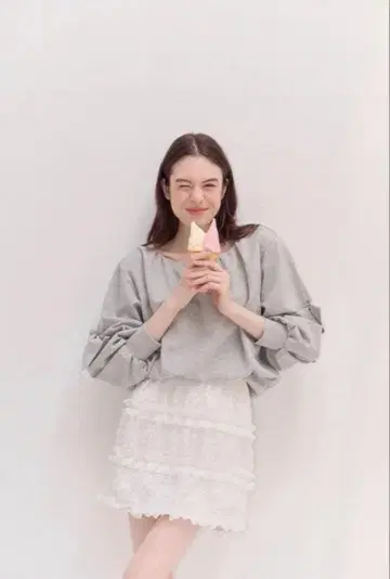 muguet bijou ribbon sweat