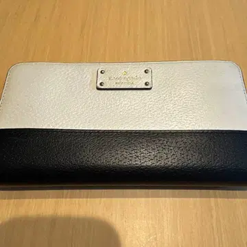 Kate Spade 장지갑 화이트/블랙