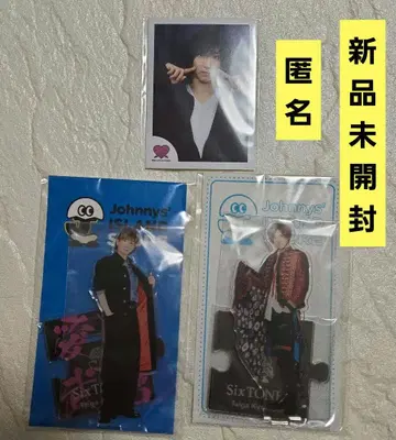 SixTONES 교모토 타이카 아크릴 스탠드 미니 사진 세트 새상품