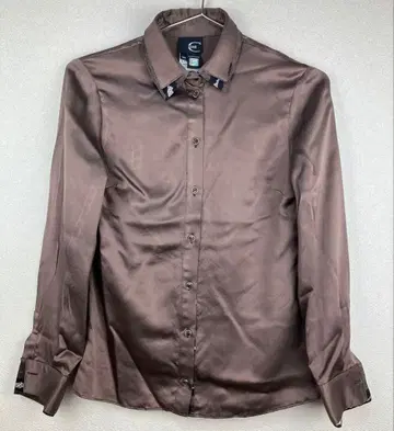 저스트 카발리 브라운 셔츠 38 사이즈