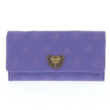 새상품 ANNA SUI 체이스 덮개 장지갑 퍼플
