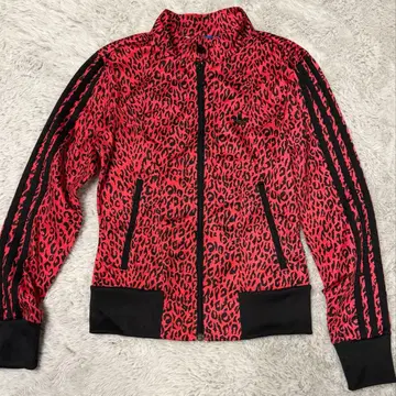 [ 상태 좋음 ] adidas 레오파드 무늬 올 패턴 트랙 자켓 Y2K