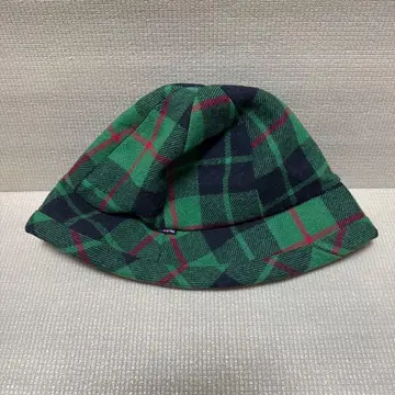 레어 새상품급 마리콴트 런던 깅엄 체크 햇